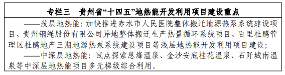 地大熱能：貴州新能源發(fā)展“十四五”規(guī)劃地熱投資超100億！